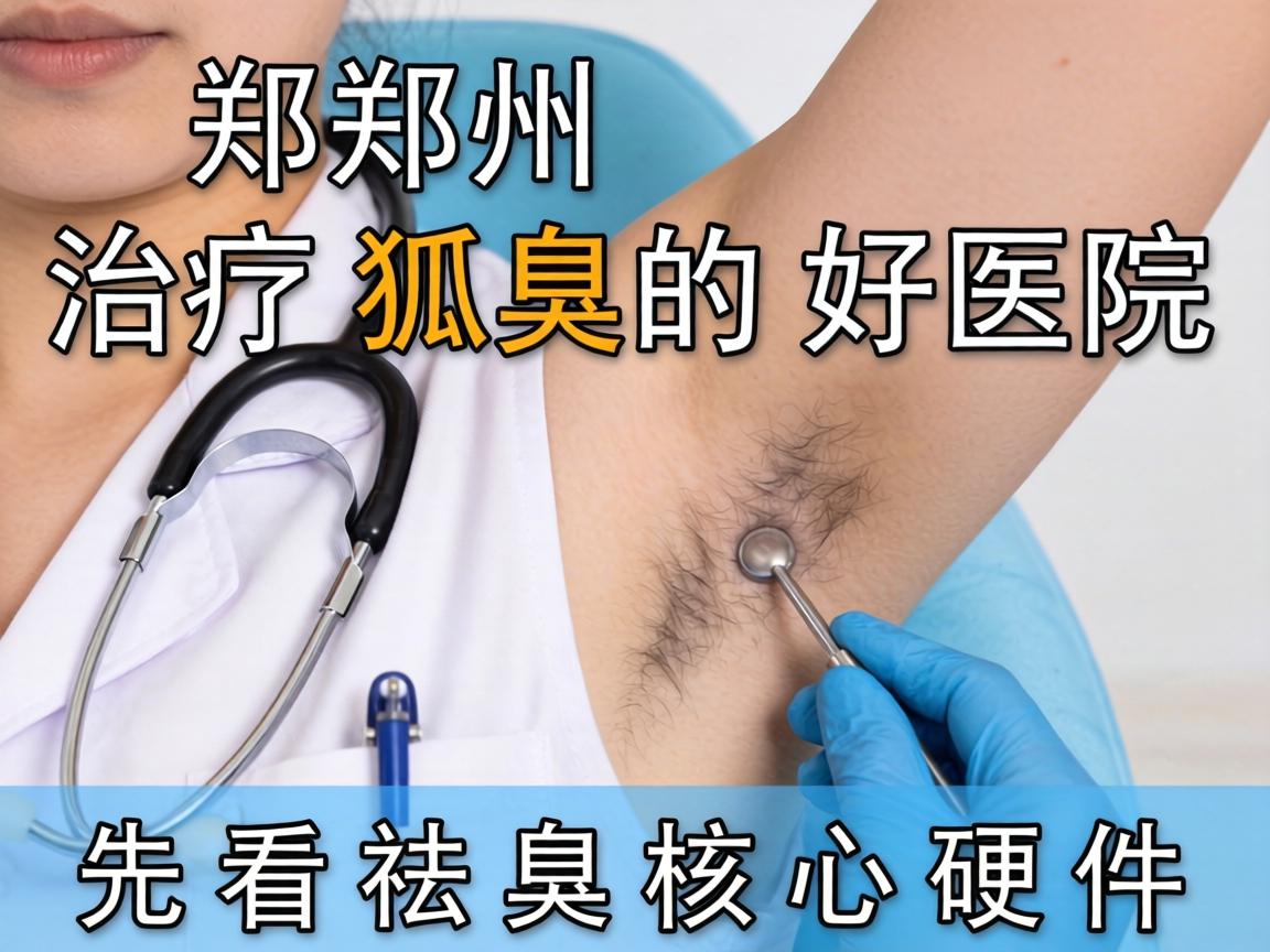 一、郑州治疗狐臭的好医院，先看祛臭核心硬件