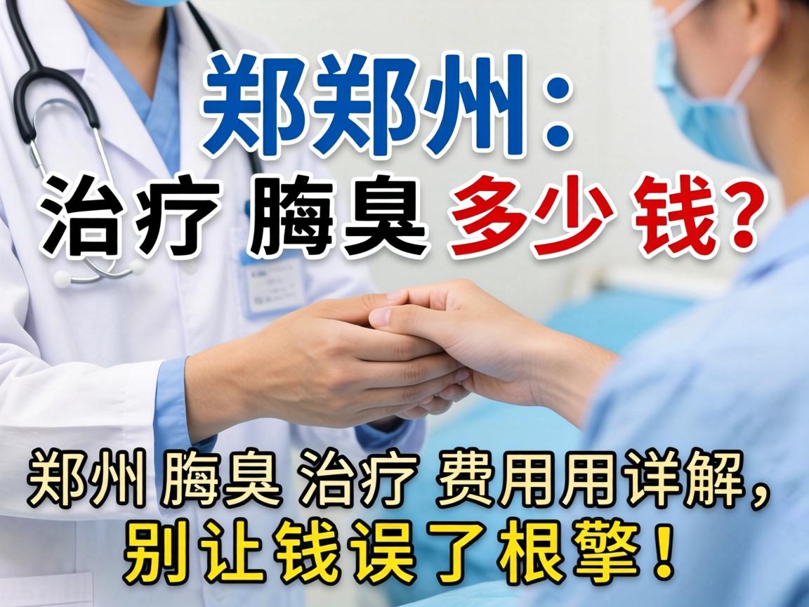 在郑州治疗腋臭多少钱？郑州腋臭治疗费用详解，别让钱误了根治！