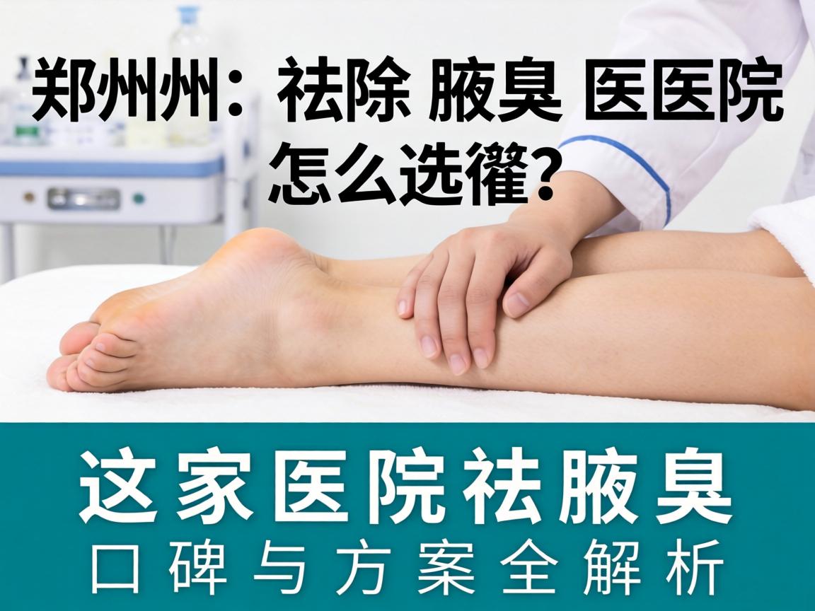 郑州祛除腋臭医院怎么选？这家医院祛腋臭口碑与方案全解析