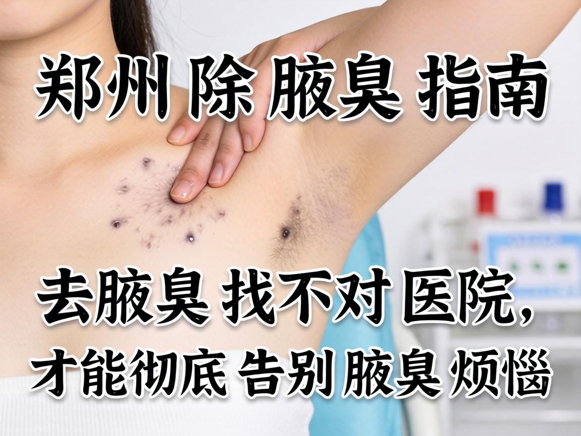 郑州除腋臭指南，去腋臭找对医院，才能彻底告别腋臭烦恼