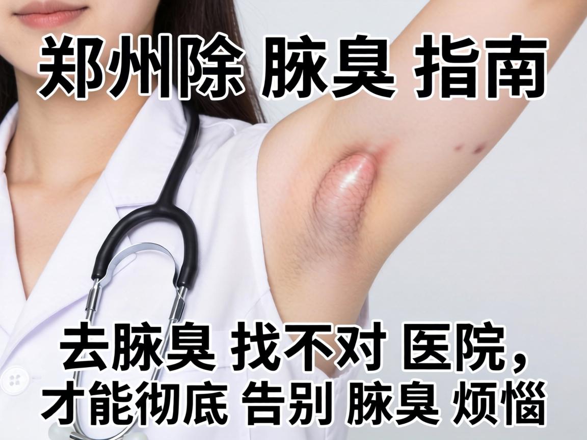 郑州除腋臭指南，去腋臭找对医院，才能彻底告别腋臭烦恼