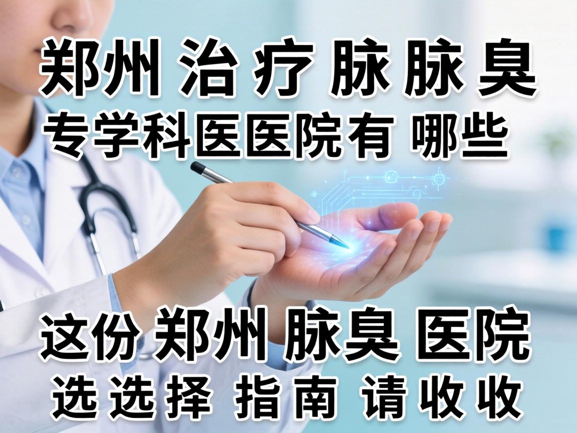 郑州治疗腋臭的专科医院有哪些？这份郑州腋臭医院选择指南请收好