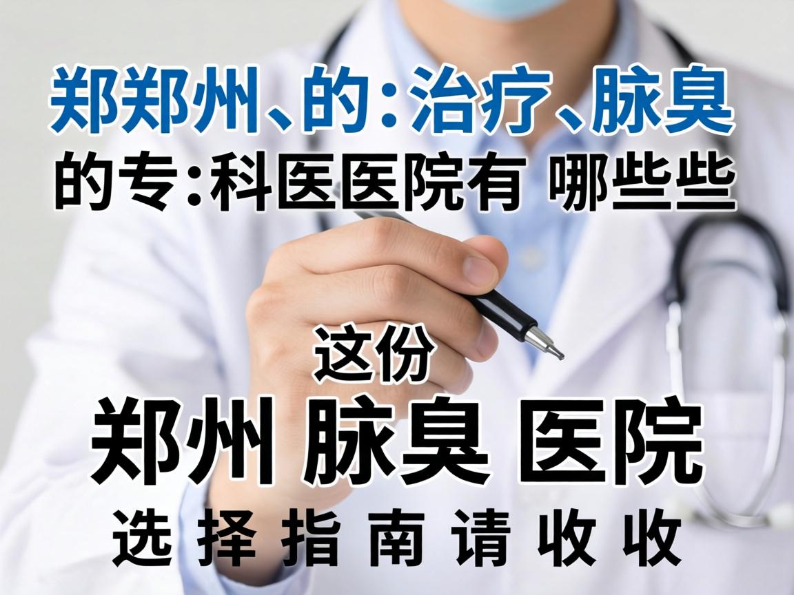 郑州治疗腋臭的专科医院有哪些？这份郑州腋臭医院选择指南请收好
