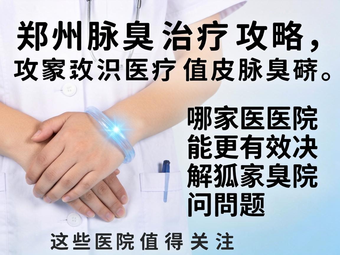 郑州腋臭治疗攻略，哪家医院能更有效解决狐臭问题？这些医院值得关注