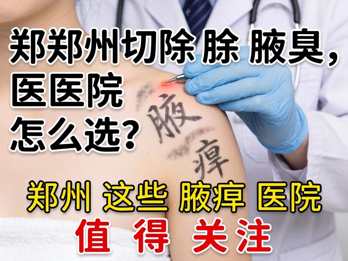 郑州切除腋臭医院怎么选？郑州这些腋臭医院值得关注