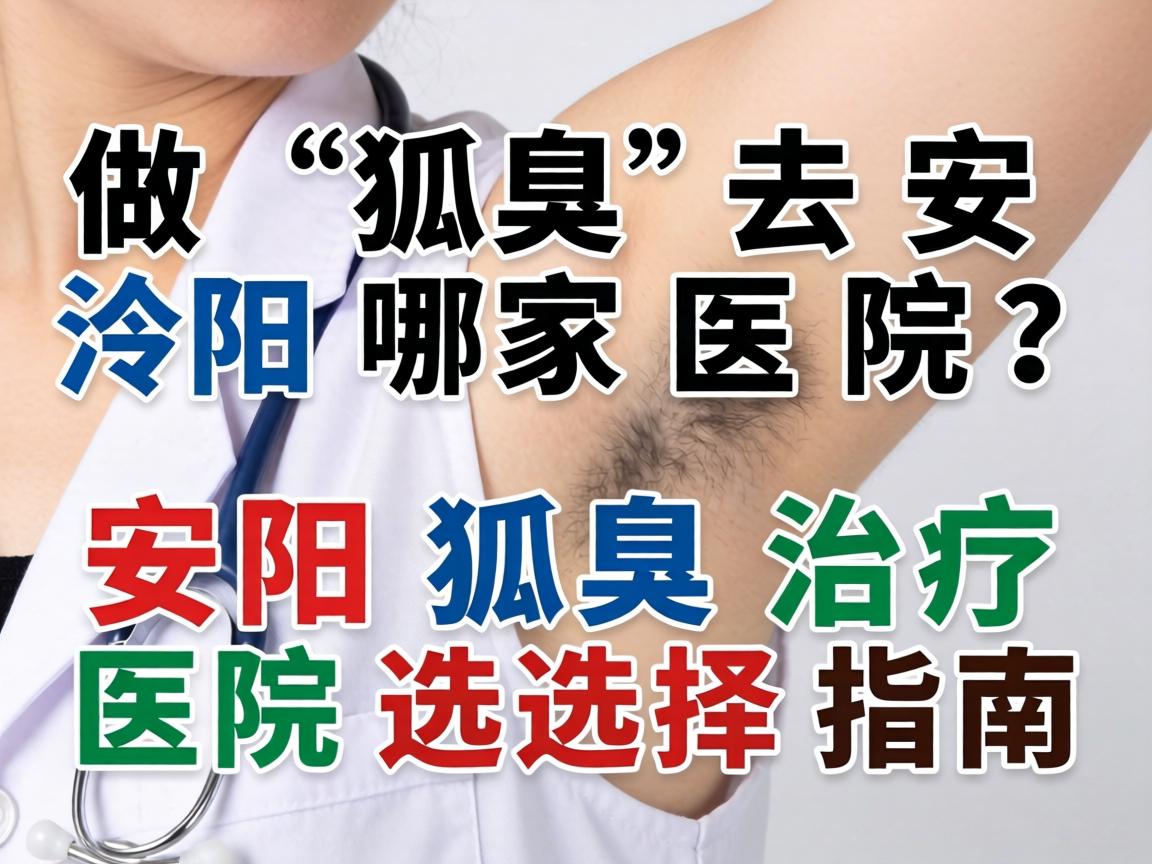 做狐臭去安阳哪家医院？安阳狐臭治疗医院选择指南