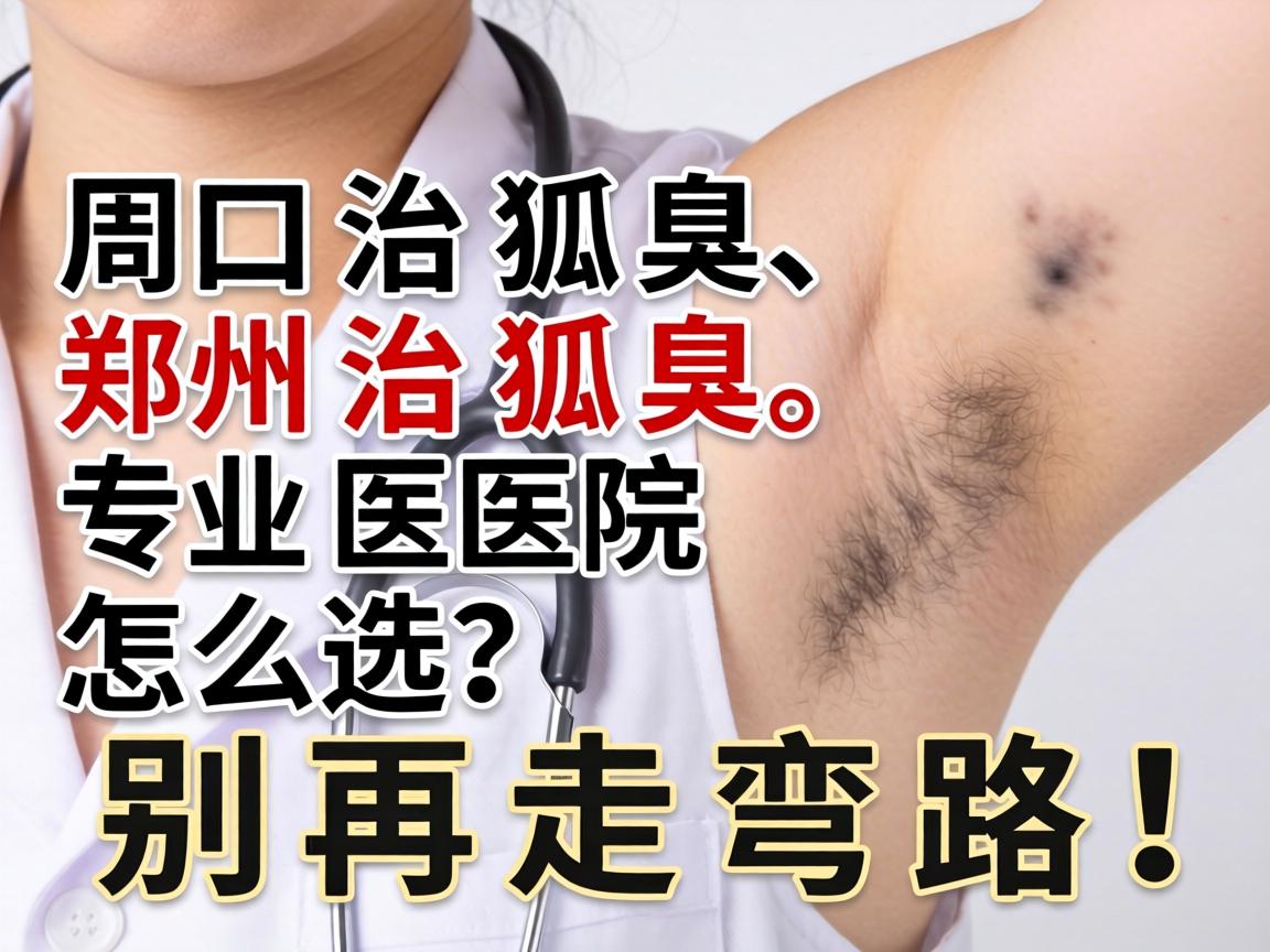 周口治狐臭，郑州治狐臭，专业医院怎么选？别再走弯路！