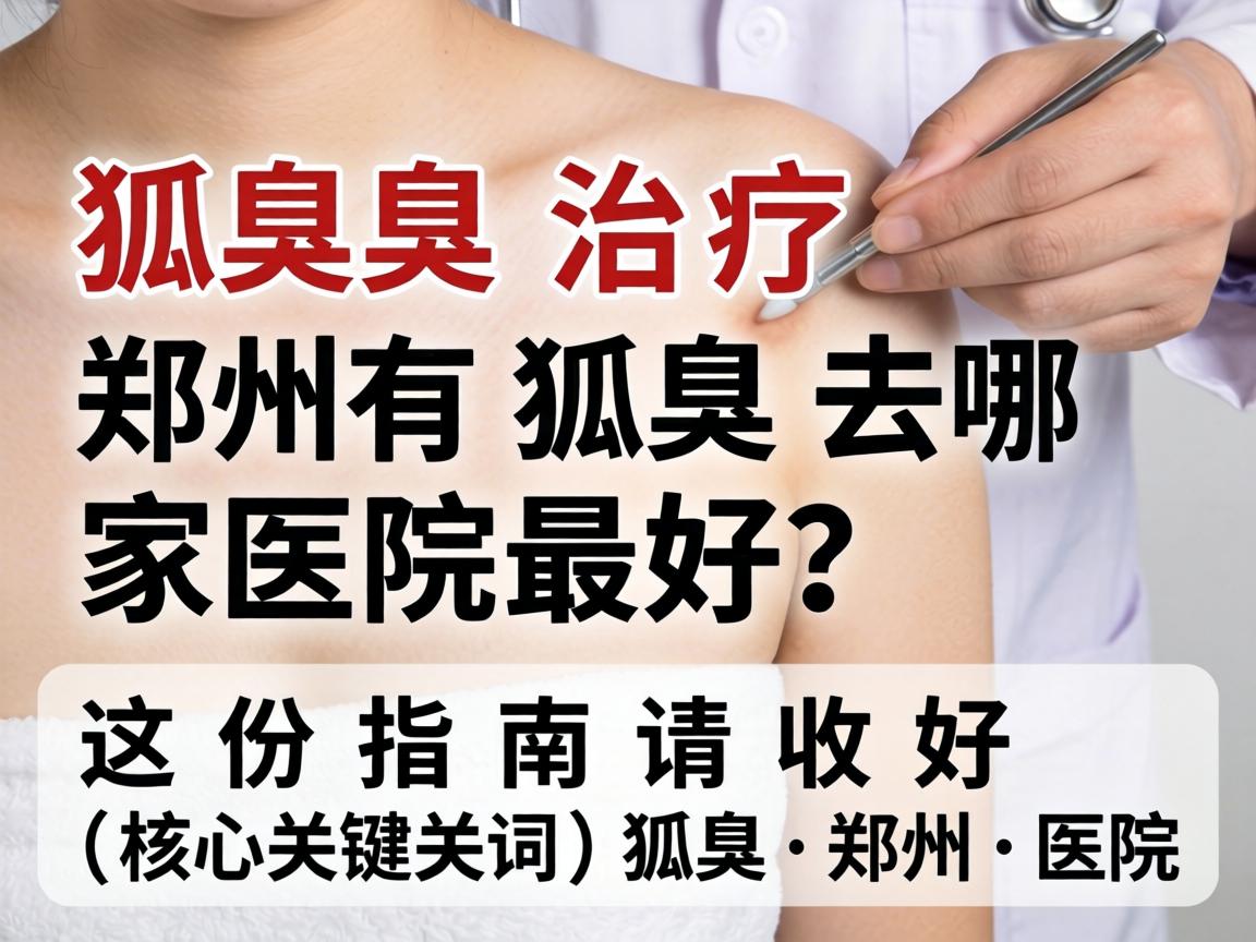 狐臭治疗，郑州有狐臭去哪家医院最好？这份指南请收好（核心关键词，狐臭、郑州、医院）