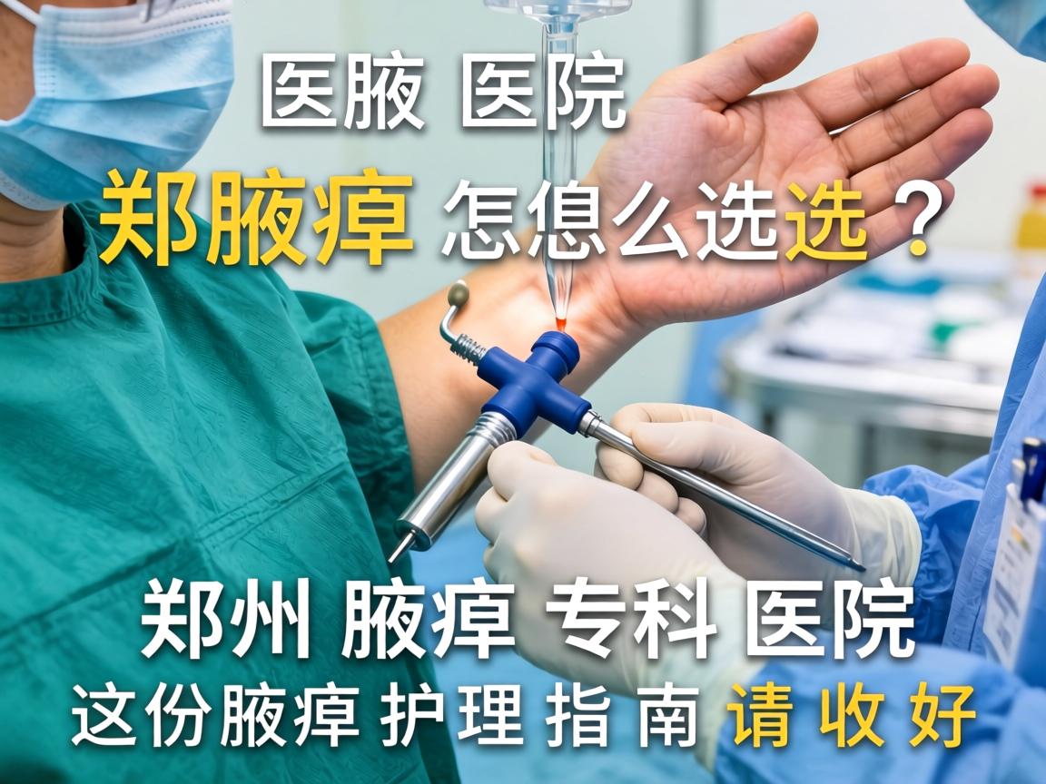 腋臭手术医院怎么选？郑州腋臭专科医院这份腋臭护理指南请收好