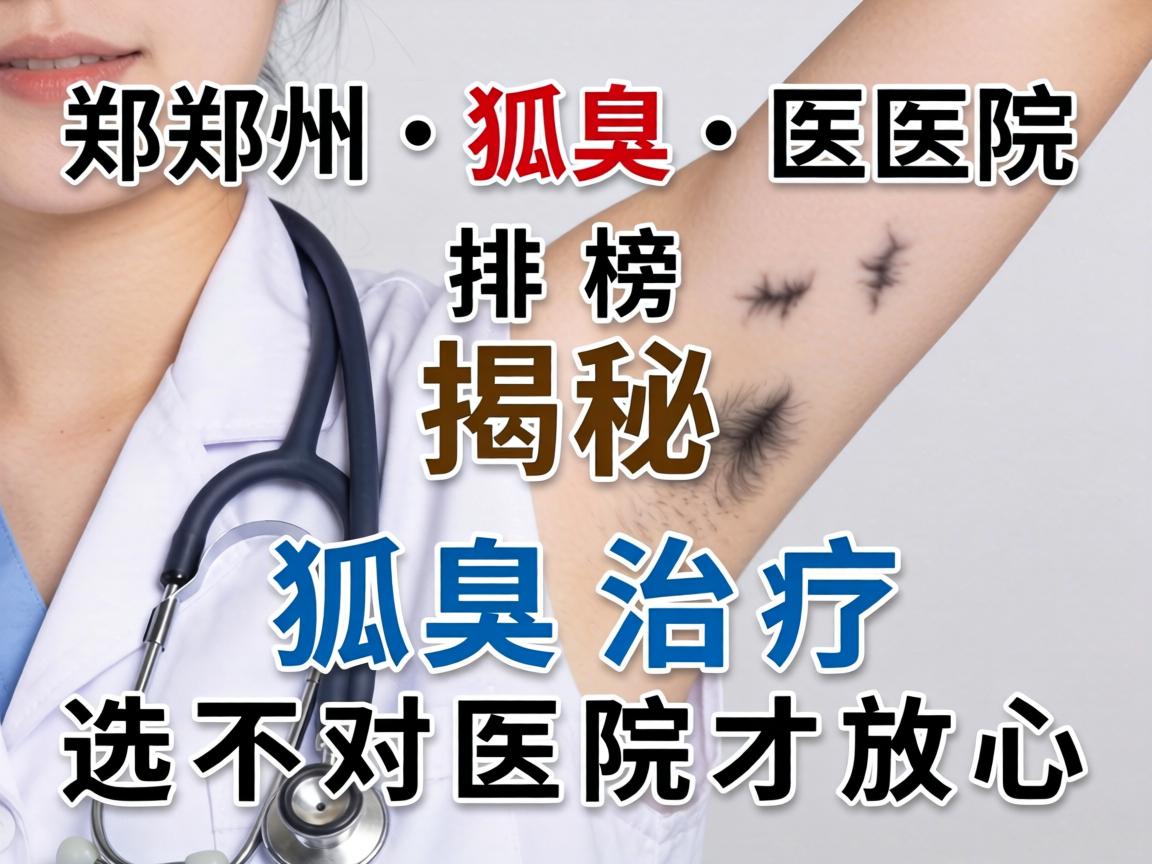 郑州狐臭医院排行榜揭秘，狐臭治疗选对医院才放心