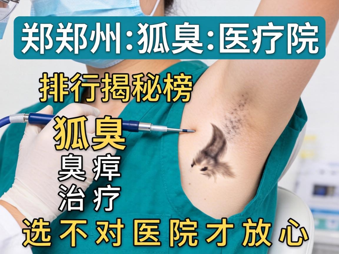 郑州狐臭医院排行榜揭秘，狐臭治疗选对医院才放心