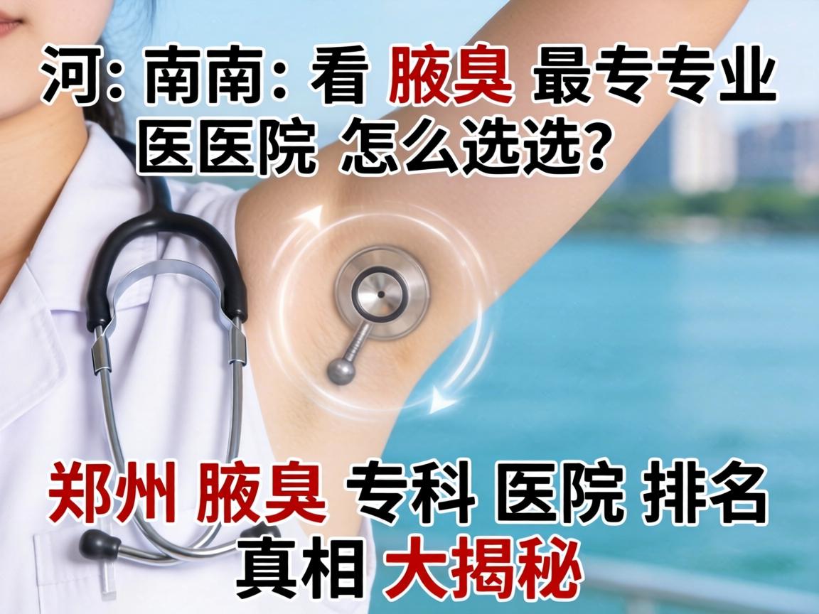 河南看腋臭最专业医院怎么选？郑州腋臭专科医院排名真相大揭秘