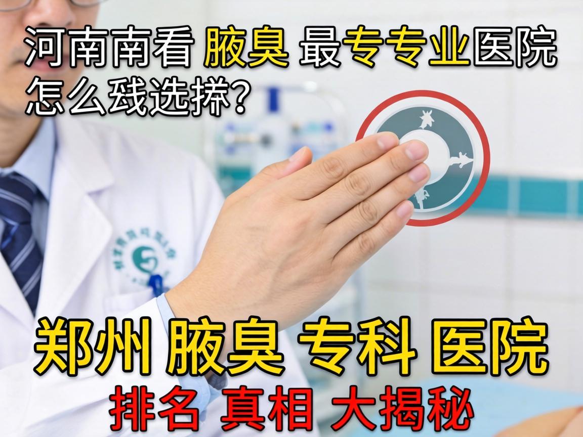 河南看腋臭最专业医院怎么选？郑州腋臭专科医院排名真相大揭秘
