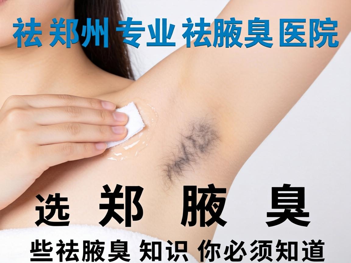 祛腋臭，选郑州专业祛腋臭医院，这些祛腋臭知识你必须知道