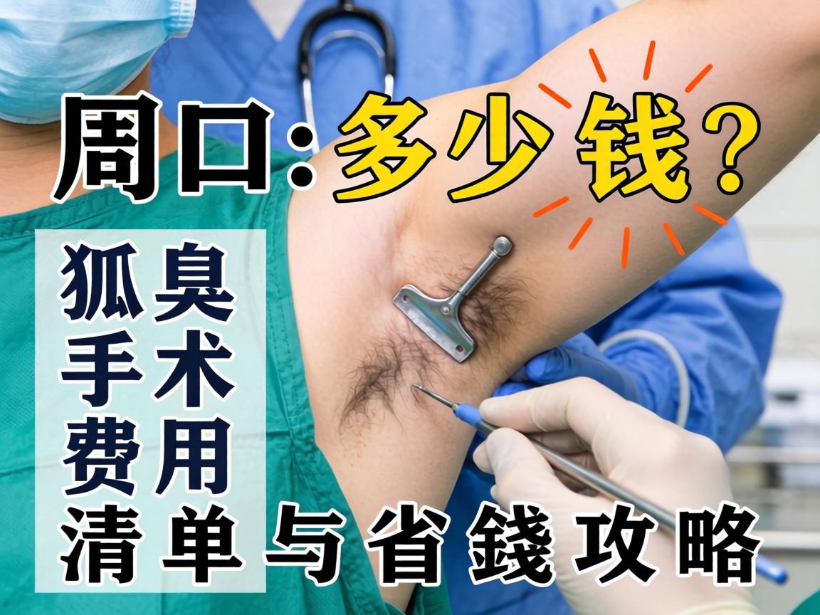 周口狐臭手术多少钱？狐臭手术费用清单与省钱攻略