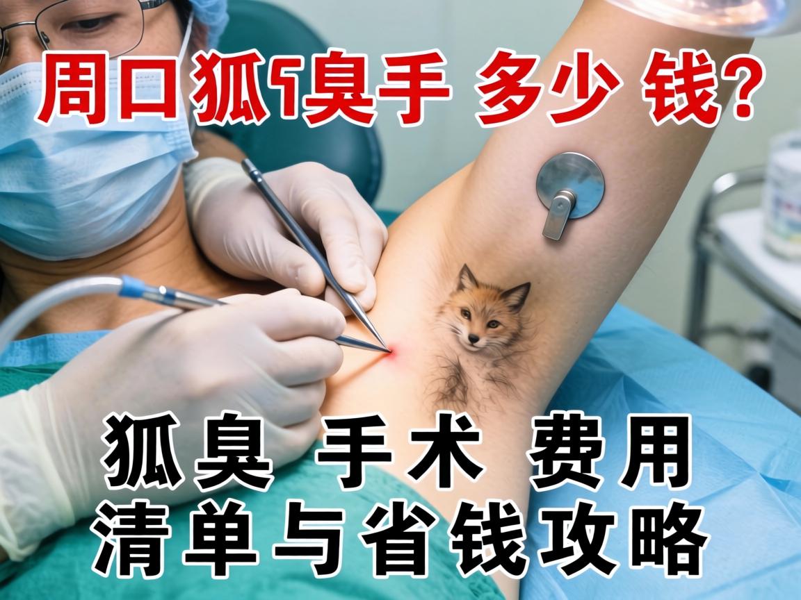 周口狐臭手术多少钱？狐臭手术费用清单与省钱攻略