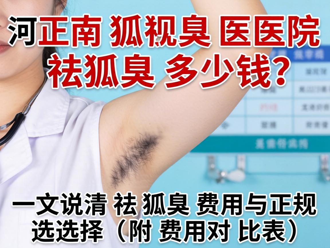 河南正规狐臭医院祛狐臭多少钱？一文说清祛狐臭费用与正规选择（附费用对比表）