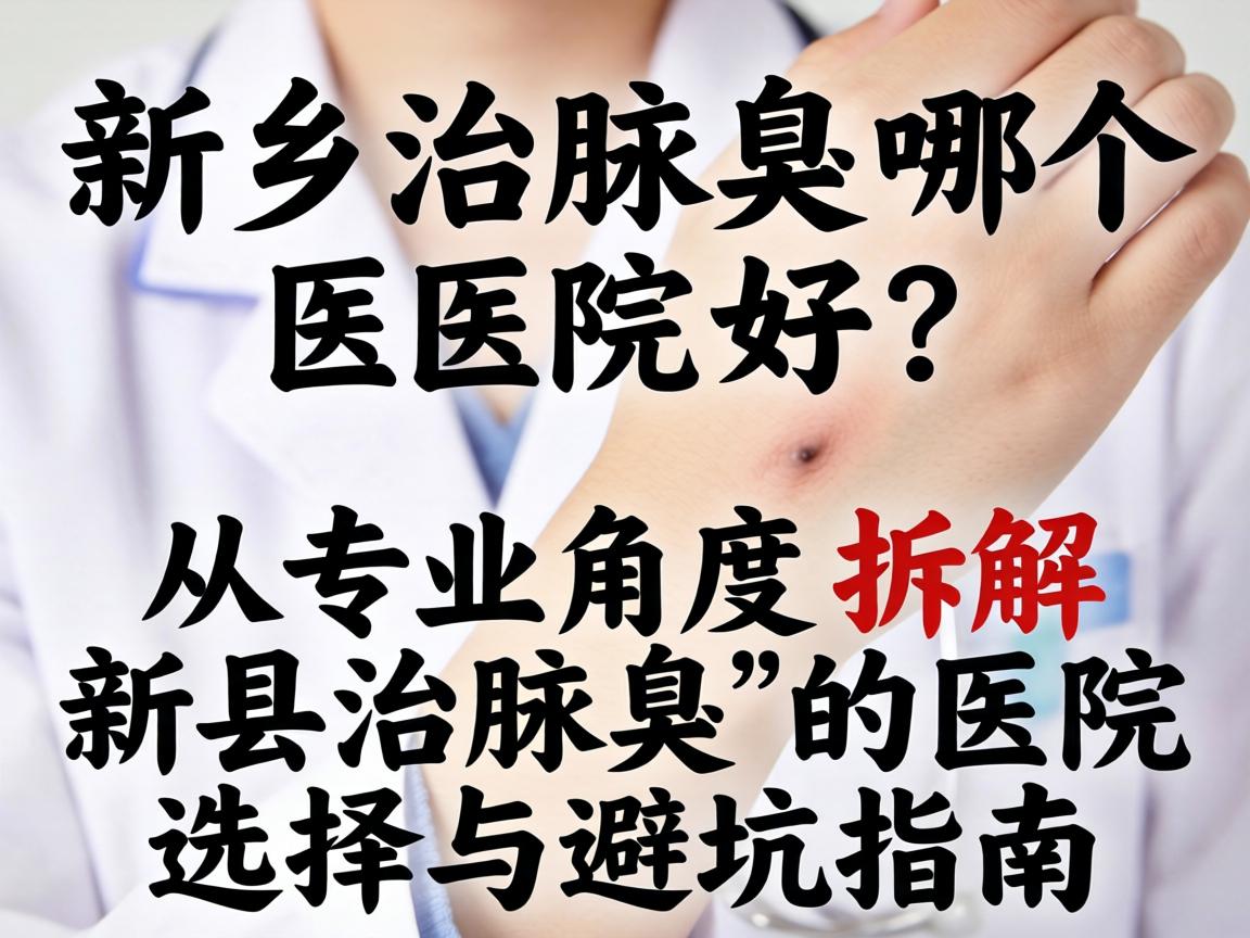 新乡治腋臭哪个医院好？从专业角度拆解新乡治腋臭的医院选择与避坑指南