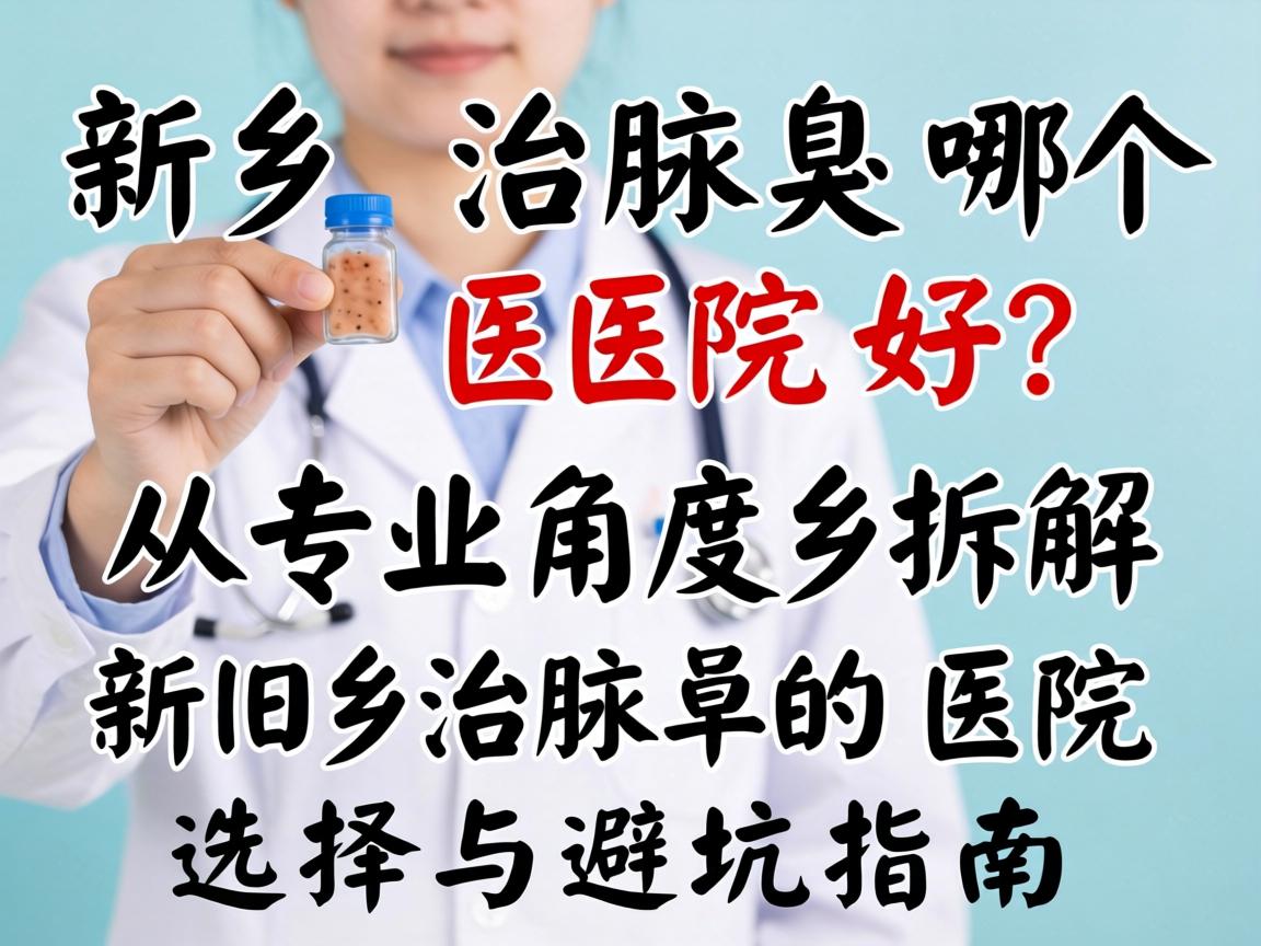 新乡治腋臭哪个医院好？从专业角度拆解新乡治腋臭的医院选择与避坑指南