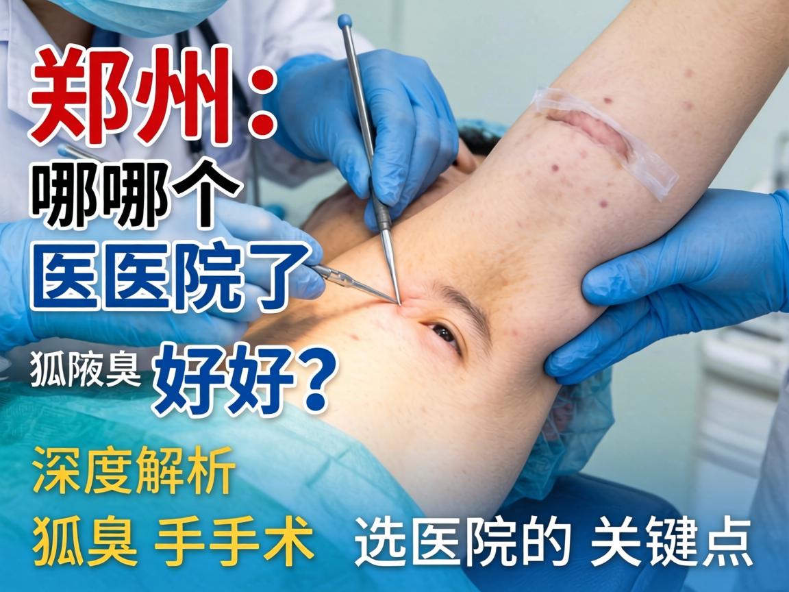 郑州狐臭手术哪个医院好？深度解析狐臭手术选医院的关键点
