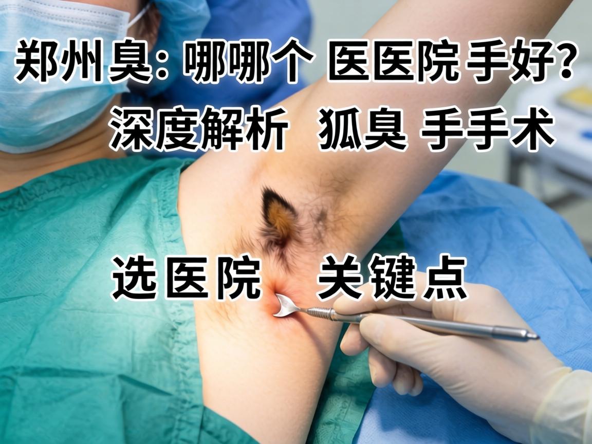 郑州狐臭手术哪个医院好？深度解析狐臭手术选医院的关键点