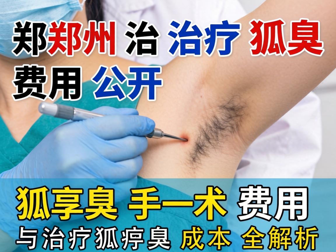 郑州治疗狐臭费用公开，狐臭手术费用与治疗狐臭成本全解析