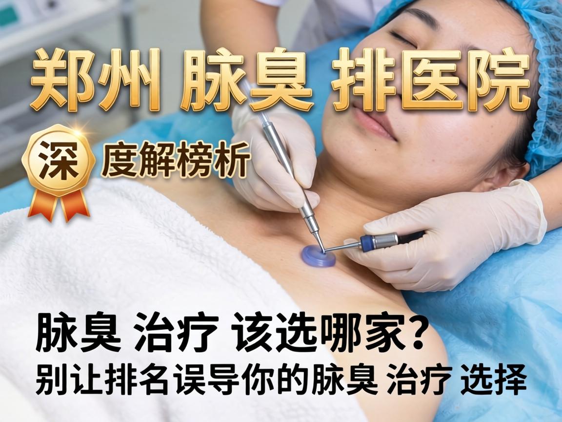 郑州腋臭医院排行榜深度解析，腋臭治疗该选哪家？别让排名误导你的腋臭治疗选择