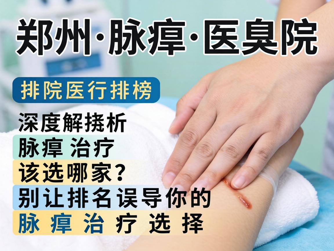 郑州腋臭医院排行榜深度解析，腋臭治疗该选哪家？别让排名误导你的腋臭治疗选择