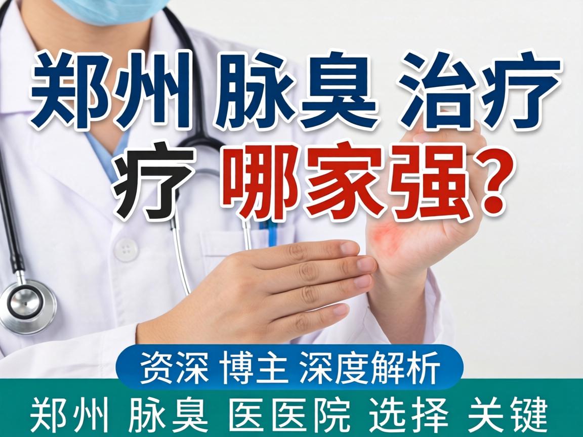 郑州腋臭治疗哪家强？资深博主深度解析郑州腋臭医院选择关键