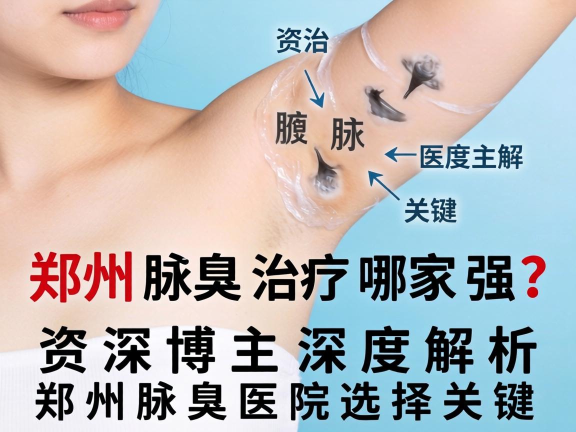 郑州腋臭治疗哪家强？资深博主深度解析郑州腋臭医院选择关键