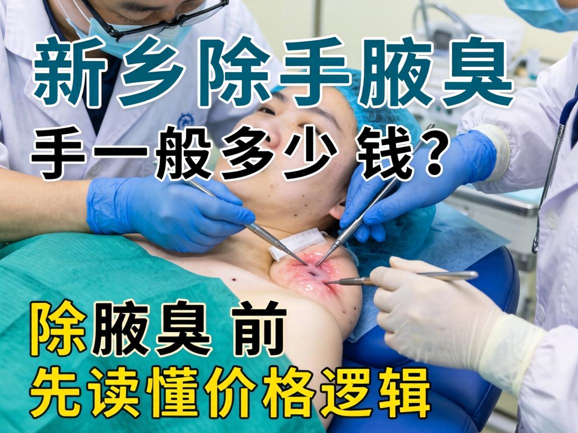 新乡除腋臭手术一般多少钱？除腋臭前先读懂价格逻辑
