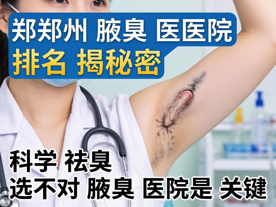 郑州腋臭医院排名揭秘，科学祛臭，选对腋臭医院是关键