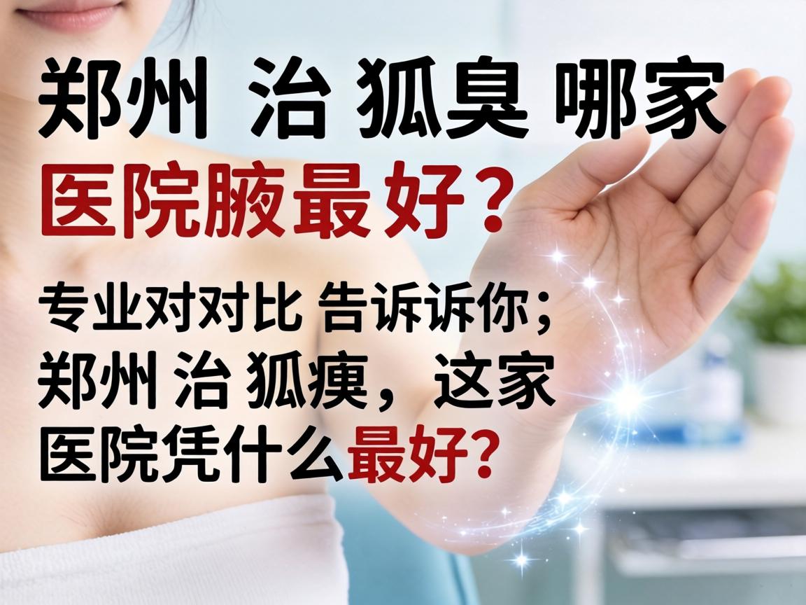 郑州治狐臭哪家医院最好？专业对比告诉你，郑州治狐臭，这家医院凭什么最好？