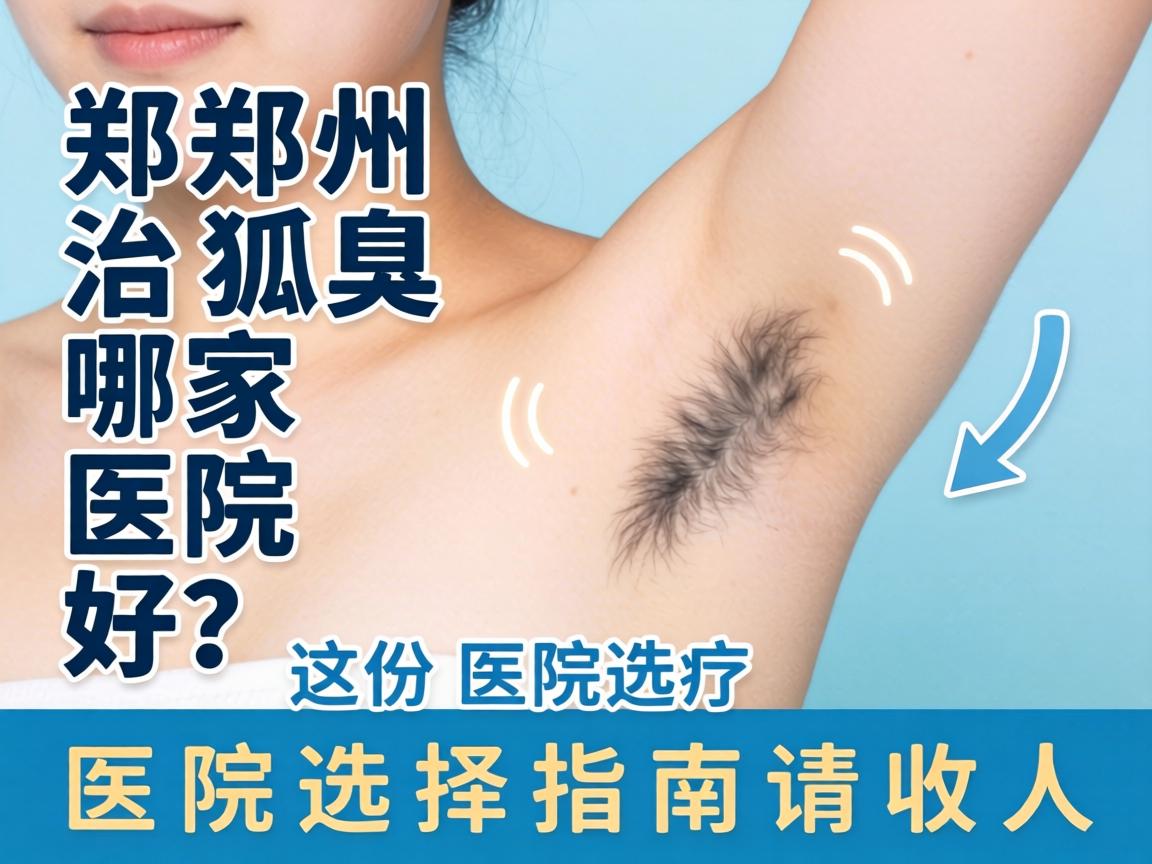 郑州治狐臭哪家医院好？这份医院选择指南请收好