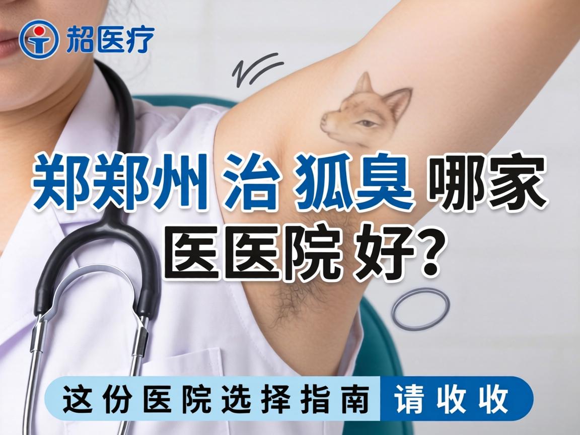 郑州治狐臭哪家医院好？这份医院选择指南请收好