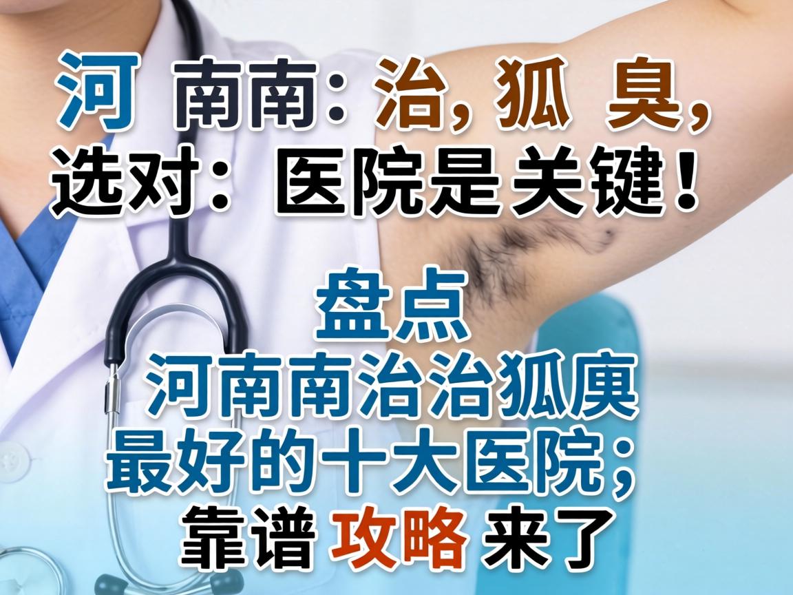 河南治狐臭，选对医院是关键！盘点河南治狐臭最好的十大医院，靠谱攻略来了