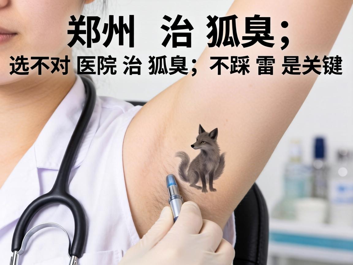 郑州治狐臭，选对医院治狐臭，不踩雷是关键