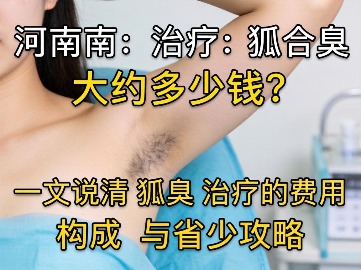 河南治疗狐臭大约多少钱？一文说清狐臭治疗的费用构成与省钱攻略