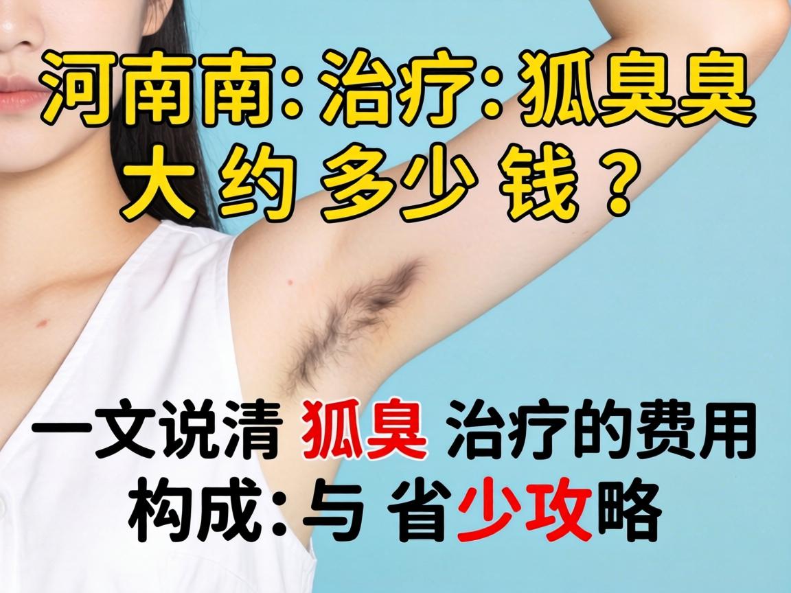 河南治疗狐臭大约多少钱？一文说清狐臭治疗的费用构成与省钱攻略