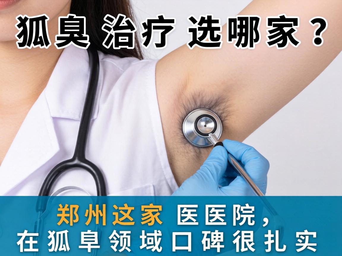 狐臭治疗选哪家？郑州这家医院在狐臭领域口碑很扎实