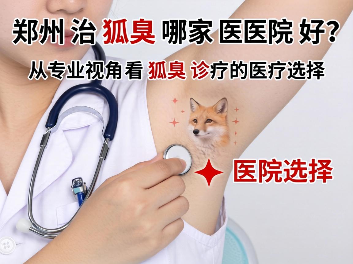 郑州治狐臭哪家医院好？从专业视角看狐臭诊疗的医院选择