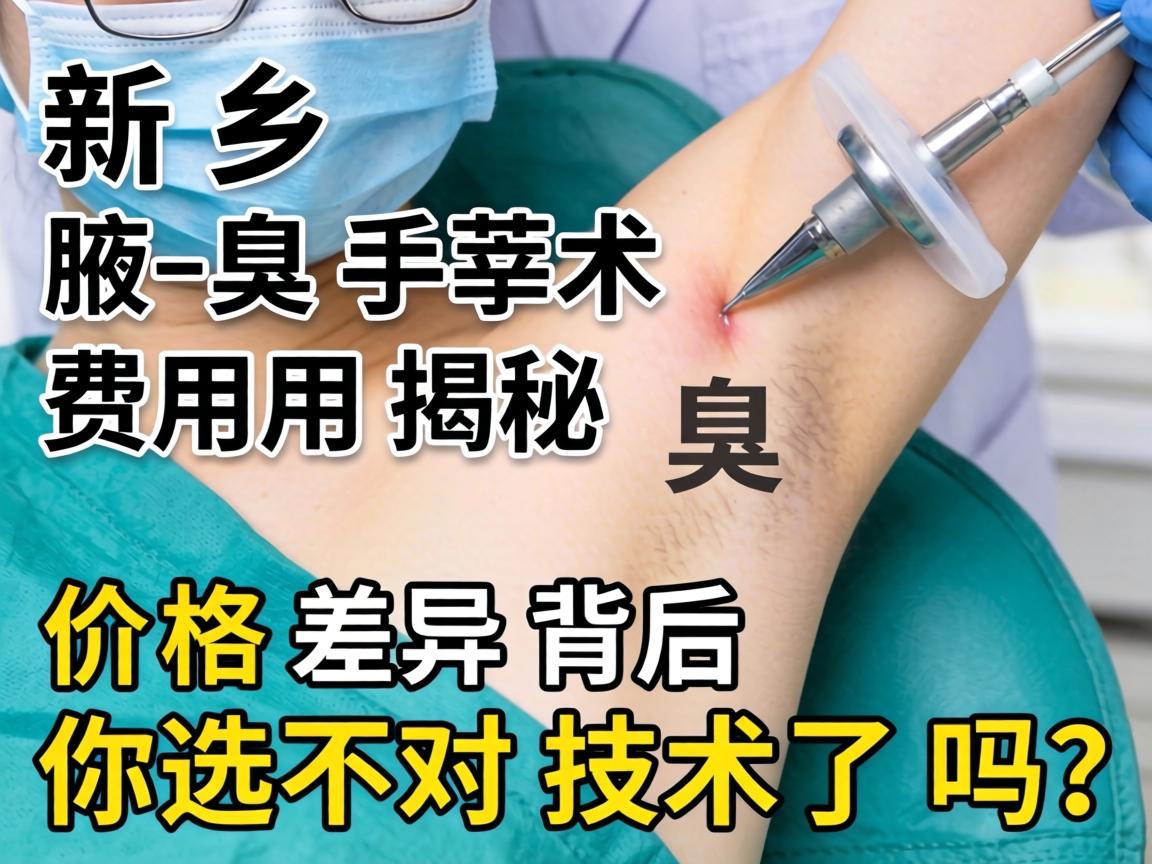 新乡腋臭手术费用揭秘，价格差异背后，你选对技术了吗？