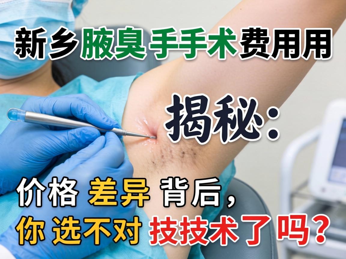 新乡腋臭手术费用揭秘，价格差异背后，你选对技术了吗？