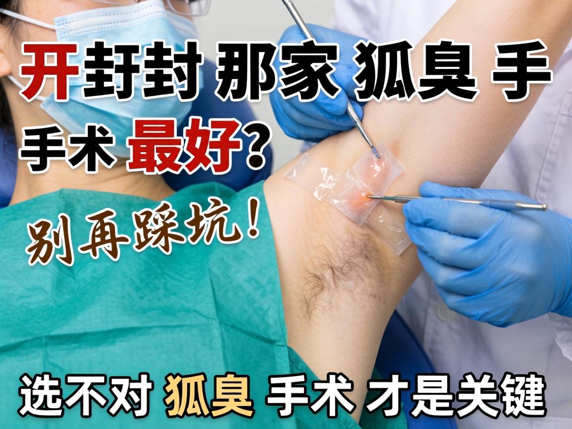 开封那家狐臭手术最好？别再踩坑！选对狐臭手术才是关键