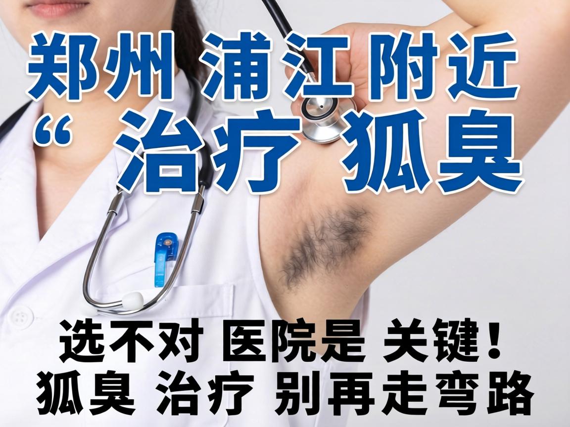 郑州浦江附近治疗狐臭，选对医院是关键！狐臭治疗别再走弯路