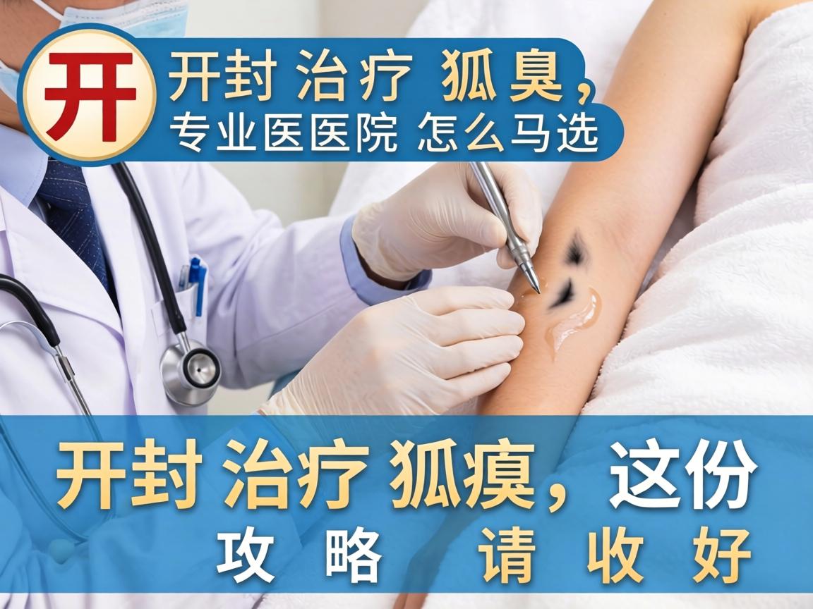 开封治疗狐臭，专业医院怎么选？开封治疗狐臭，这份攻略请收好