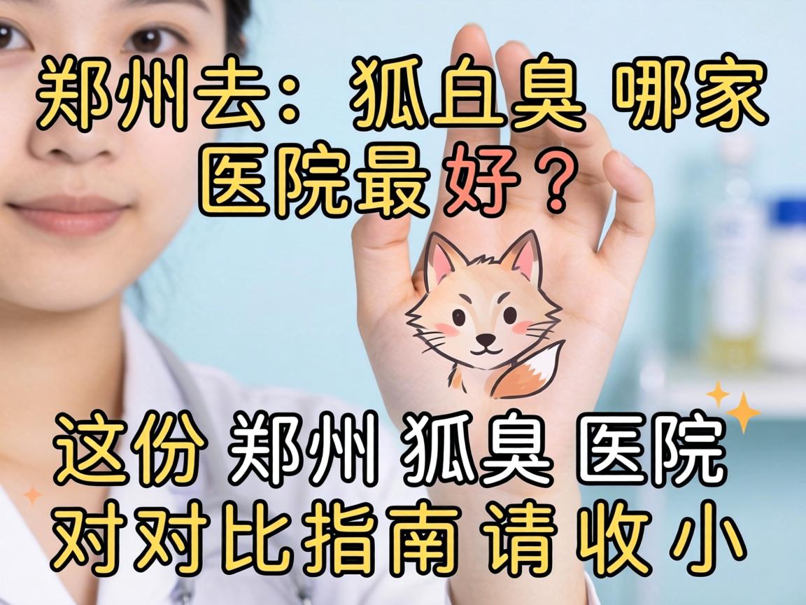 郑州去狐臭哪家医院最好？这份郑州狐臭医院对比指南请收好