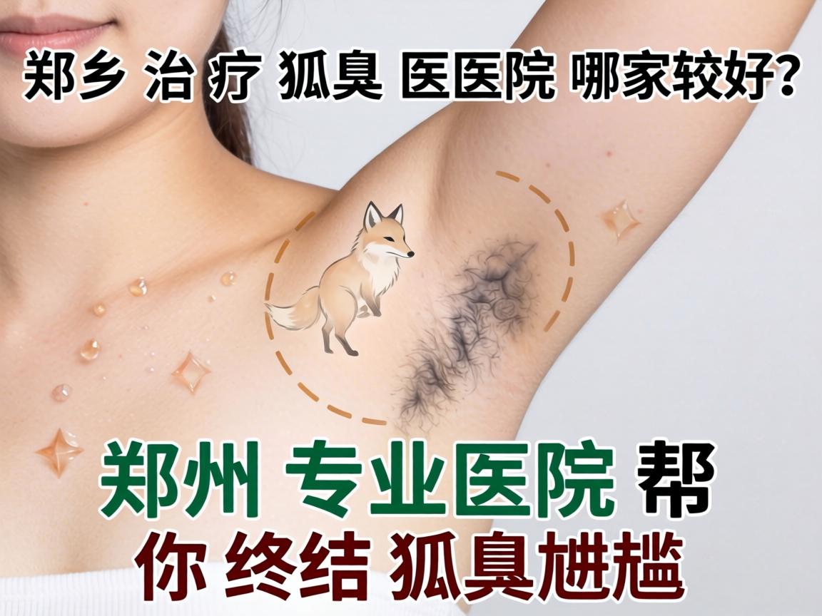 新乡治疗狐臭医院哪家较好？郑州专业医院帮你终结狐臭尴尬