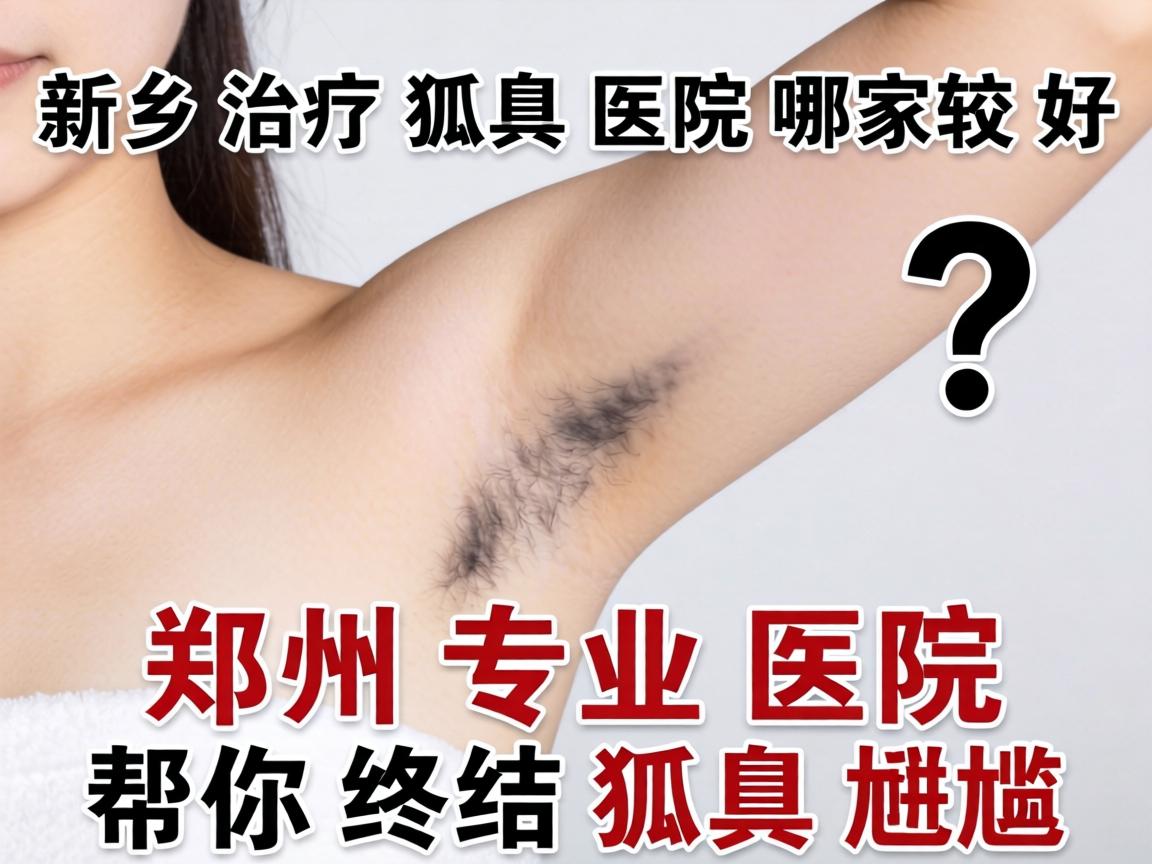 新乡治疗狐臭医院哪家较好？郑州专业医院帮你终结狐臭尴尬