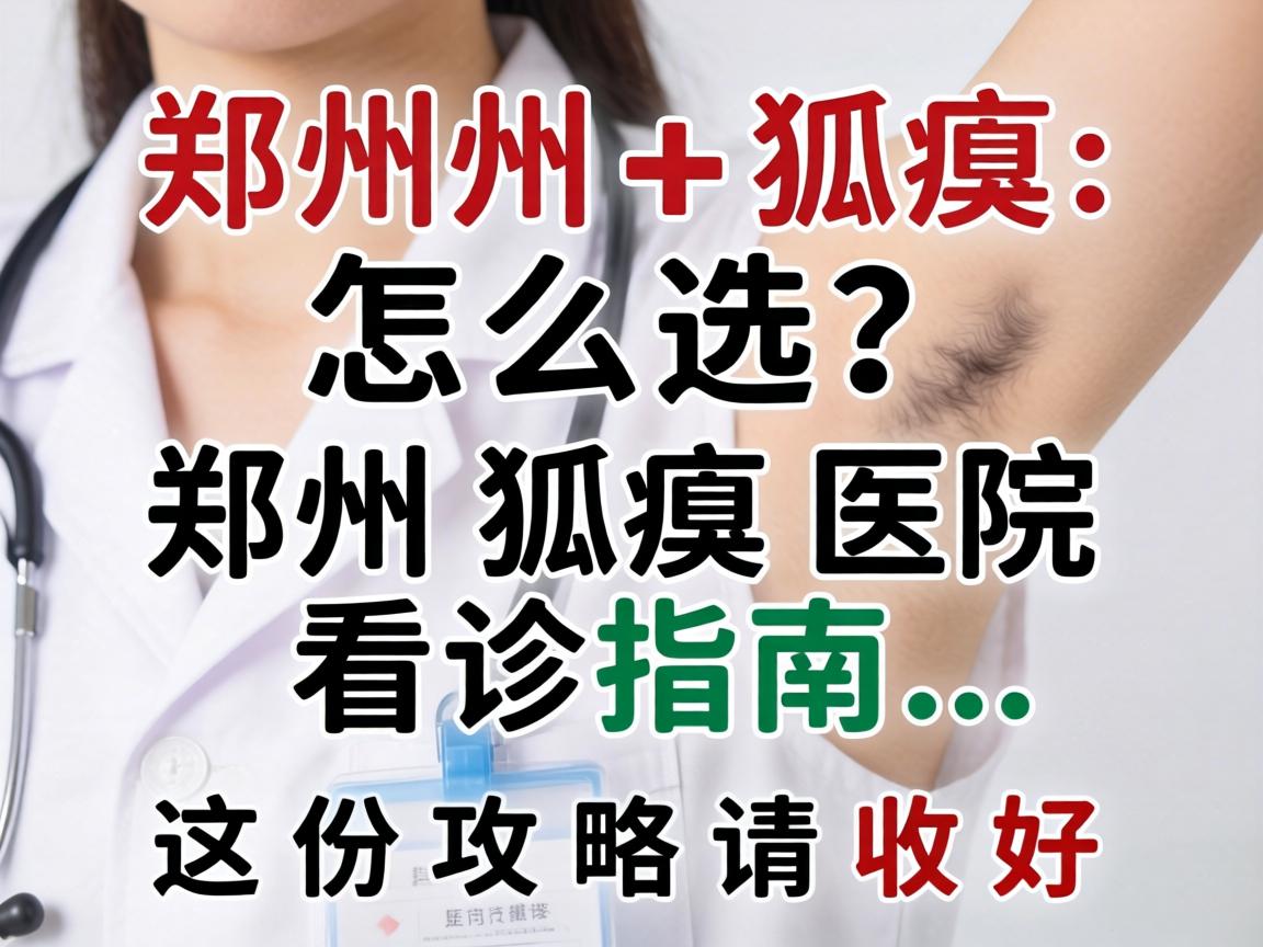 郑州狐臭医院怎么选？郑州狐臭医院看诊指南，这份攻略请收好